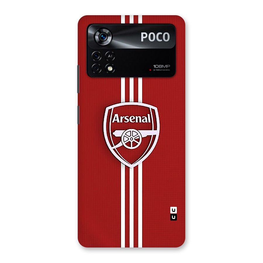 Arsenal Club Back Case for Poco X4 Pro 5G