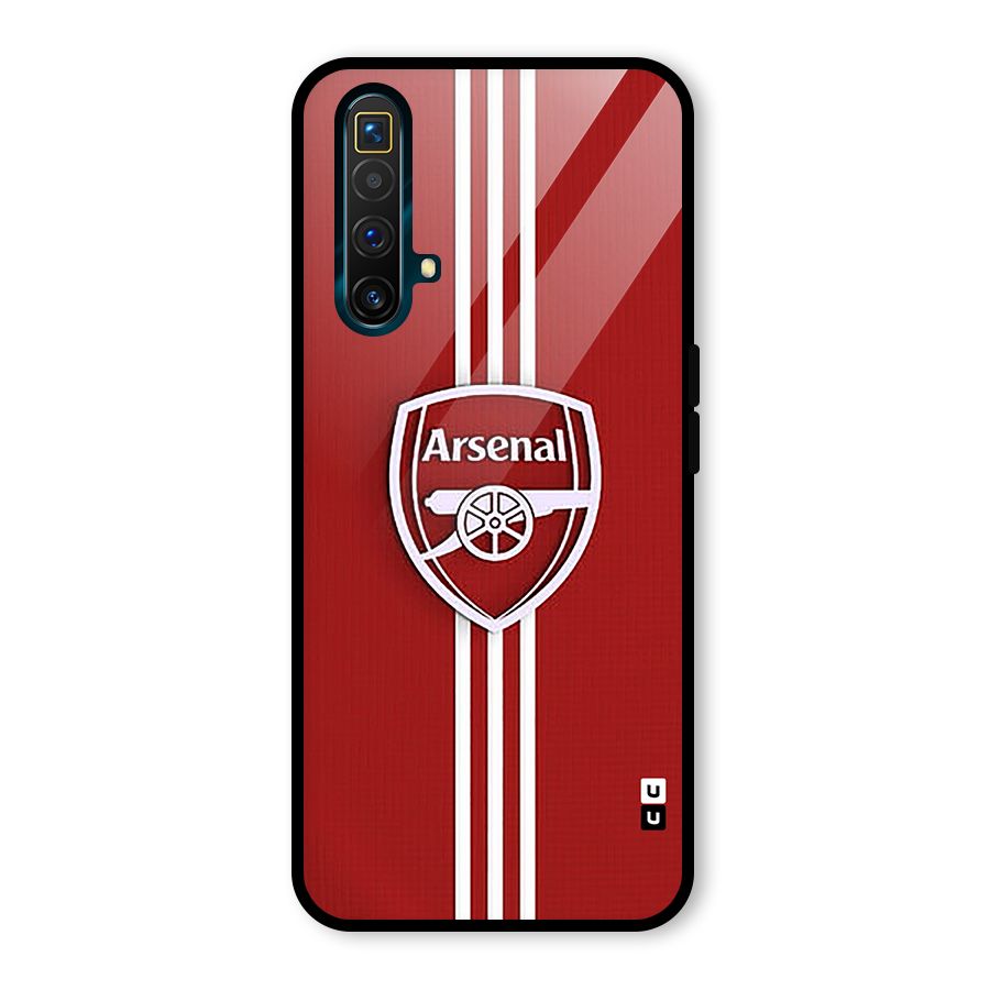 Arsenal Club Glass Back Case for Realme X3