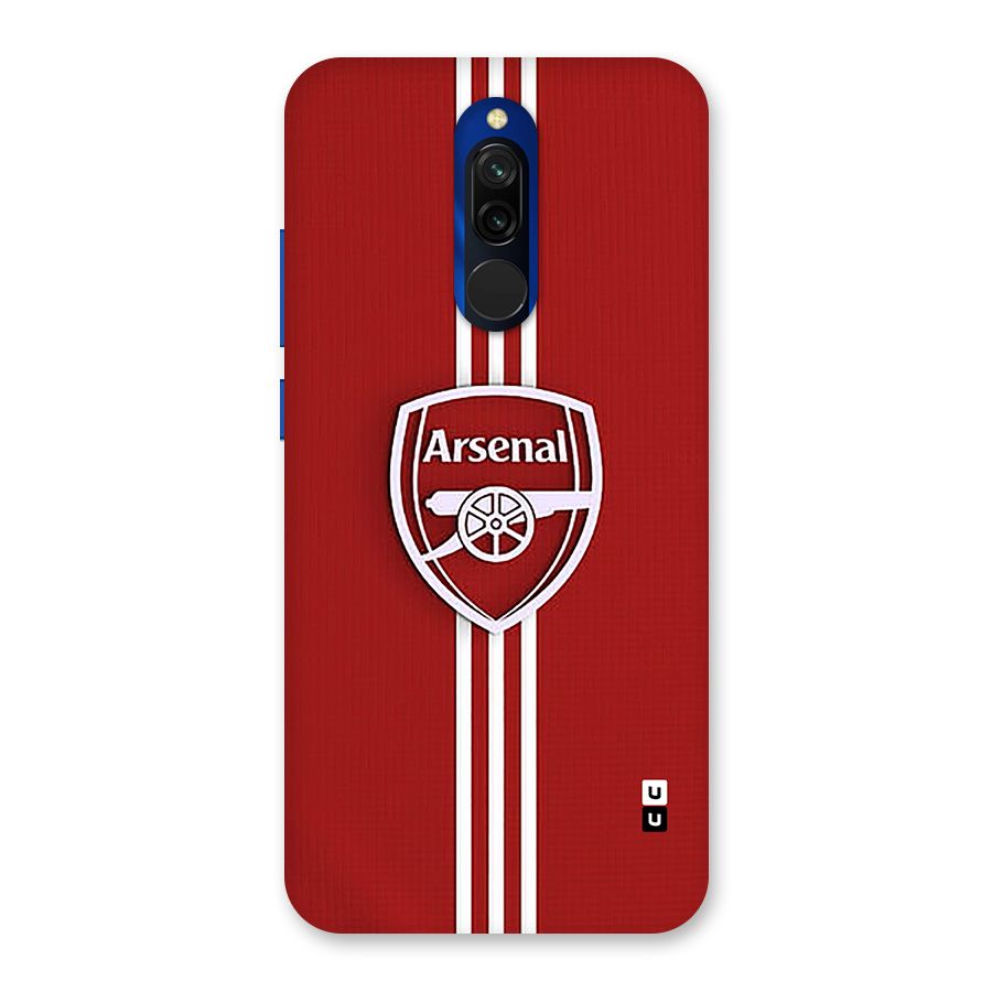 Arsenal Club Glass Back Case for Redmi 8