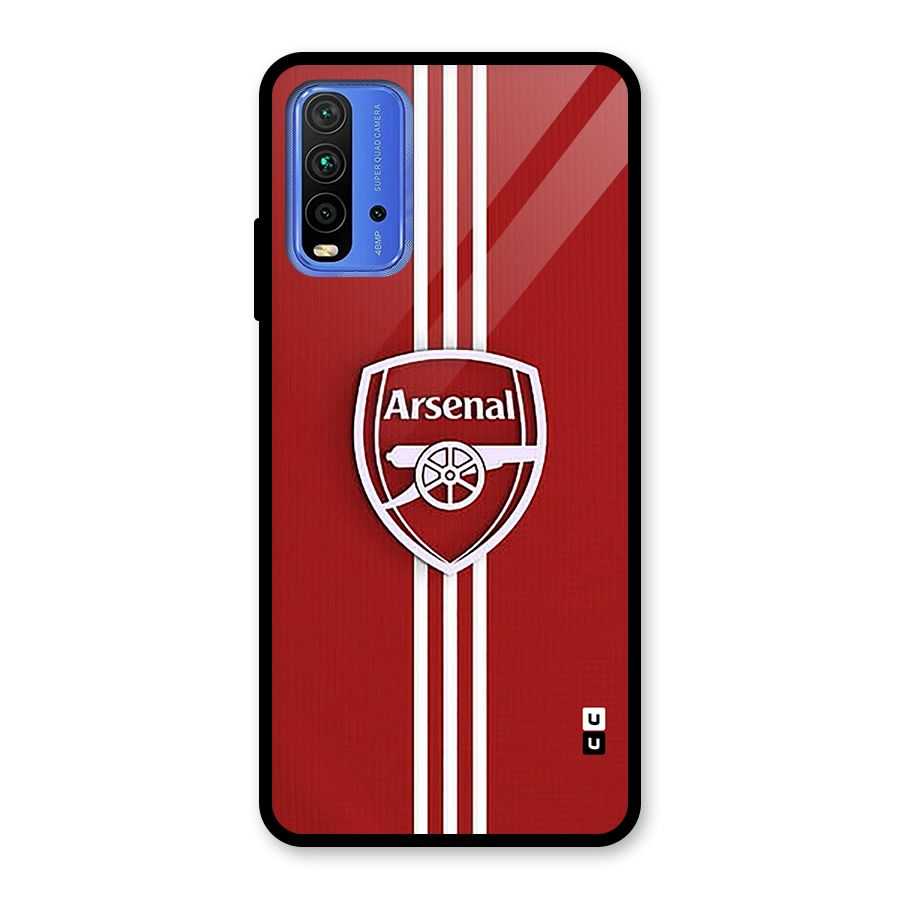 Arsenal Club Glass Back Case for Redmi 9 Power