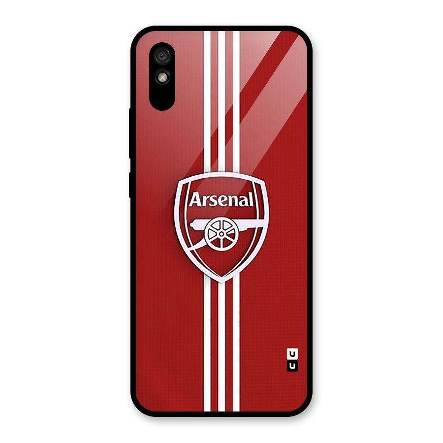Arsenal Club Glass Back Case for Redmi 9i