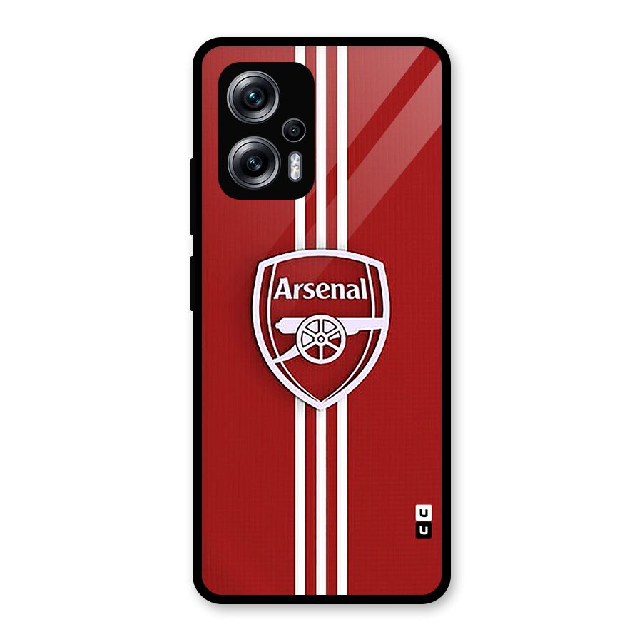 Arsenal Club Glass Back Case for Redmi K50i