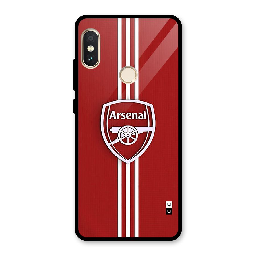 Arsenal Club Glass Back Case for Redmi Note 5 Pro