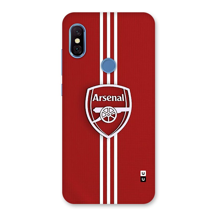 Arsenal Club Back Case for Redmi Note 6 Pro
