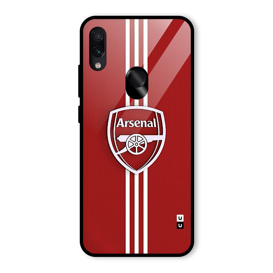 Arsenal Club Glass Back Case for Redmi Note 7 Pro
