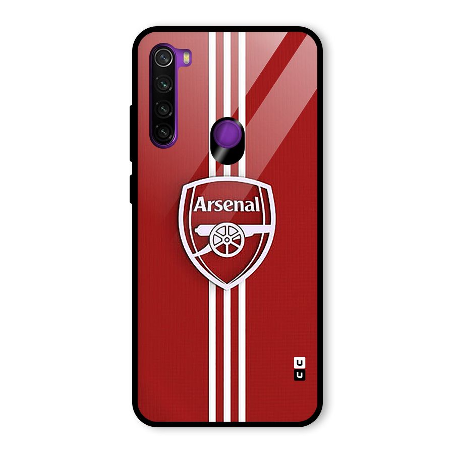Arsenal Club Glass Back Case for Redmi Note 8
