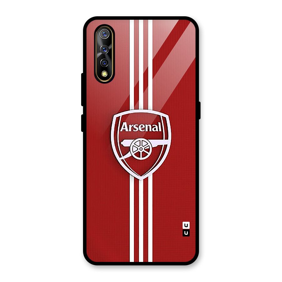 Arsenal Club Glass Back Case for Vivo S1