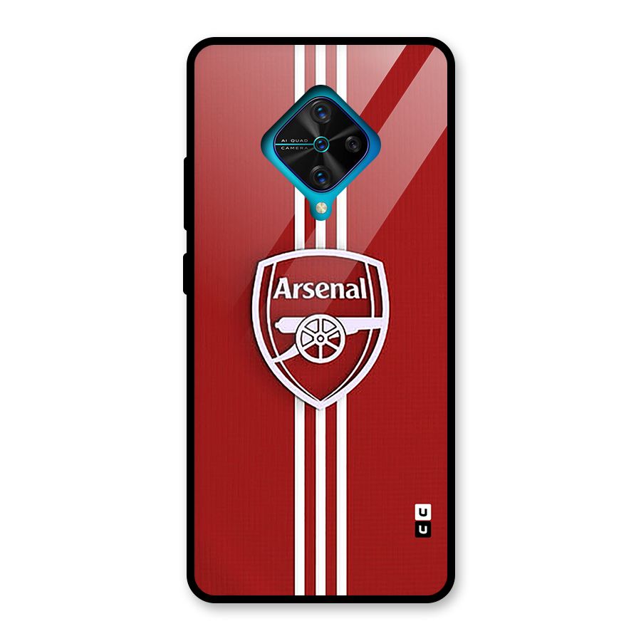 Arsenal Club Glass Back Case for Vivo S1 Pro