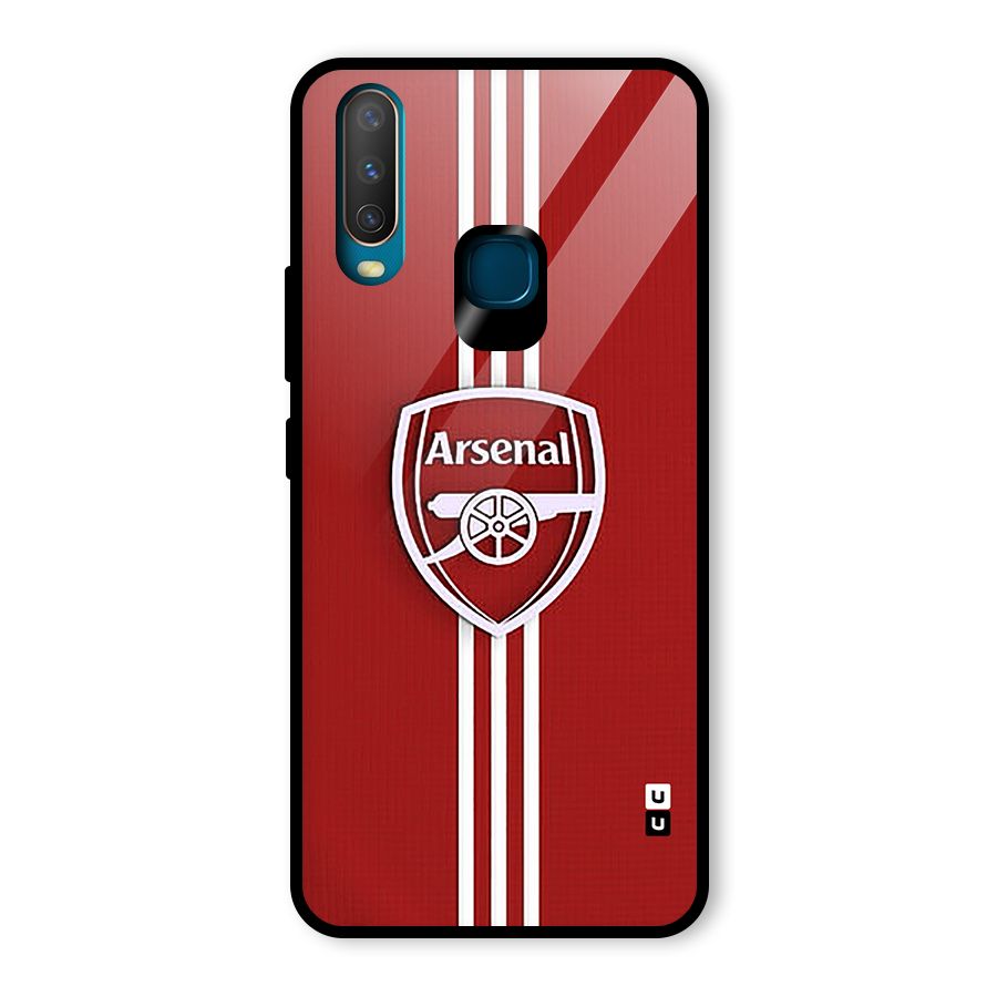 Arsenal Club Glass Back Case for Vivo U10