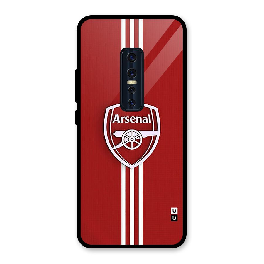 Arsenal Club Glass Back Case for Vivo V17 Pro