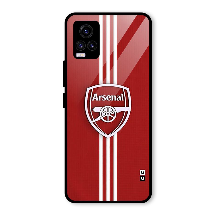 Arsenal Club Glass Back Case for Vivo V20