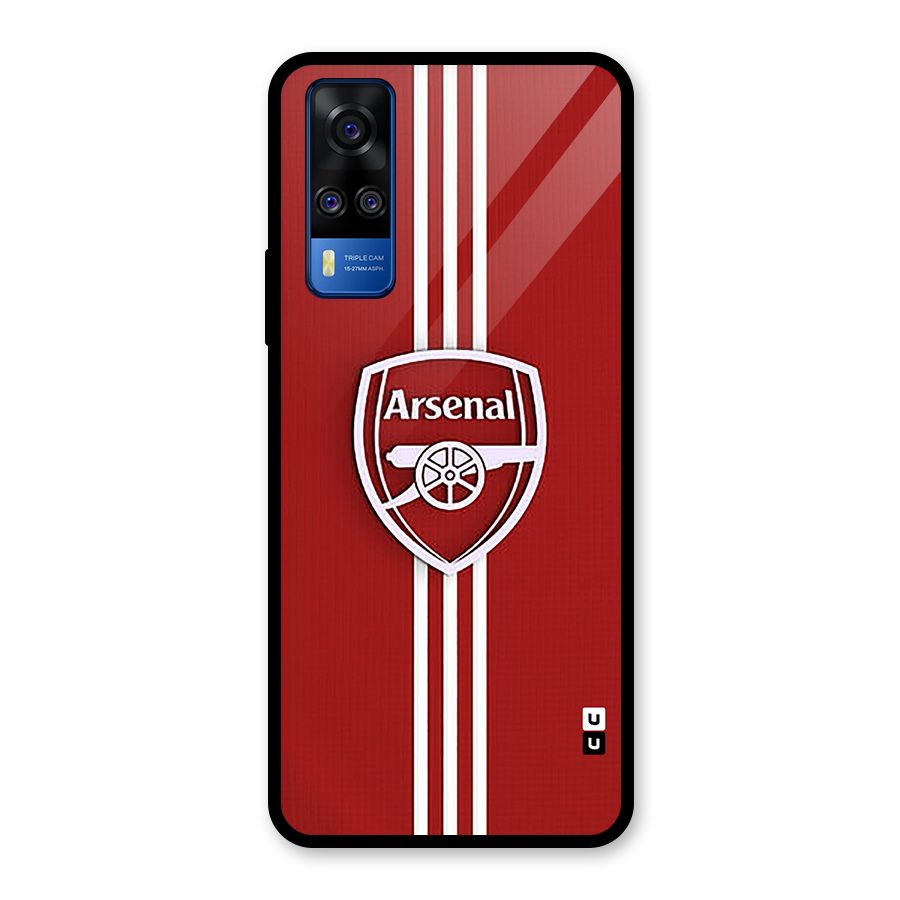 Arsenal Club Glass Back Case for Vivo Y31