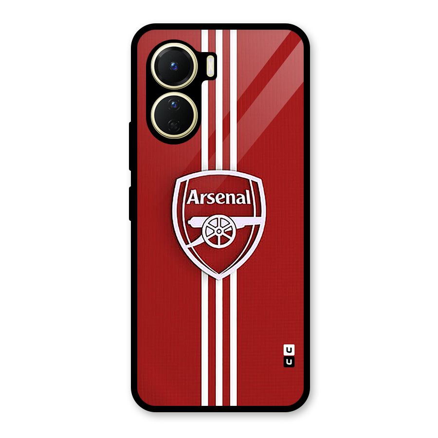 Arsenal Club Glass Back Case for Vivo Y56