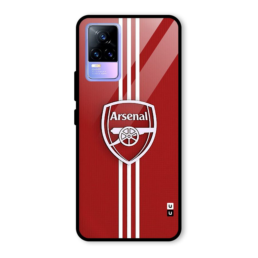 Arsenal Club Glass Back Case for Vivo Y73