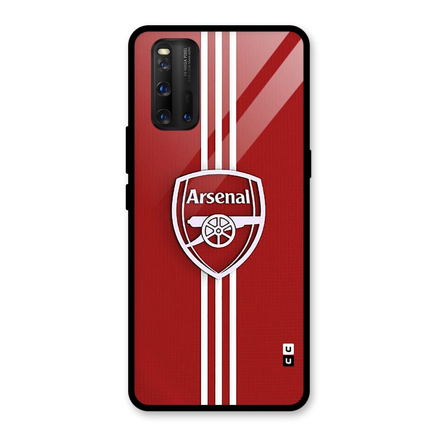 Arsenal Club Glass Back Case for Vivo iQOO 3