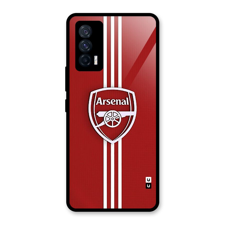 Arsenal Club Glass Back Case for Vivo iQOO 7 5G