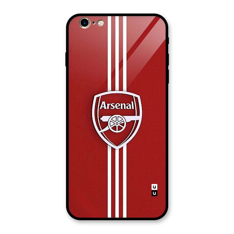 Arsenal Club Glass Back Case for iPhone 6 Plus 6S Plus