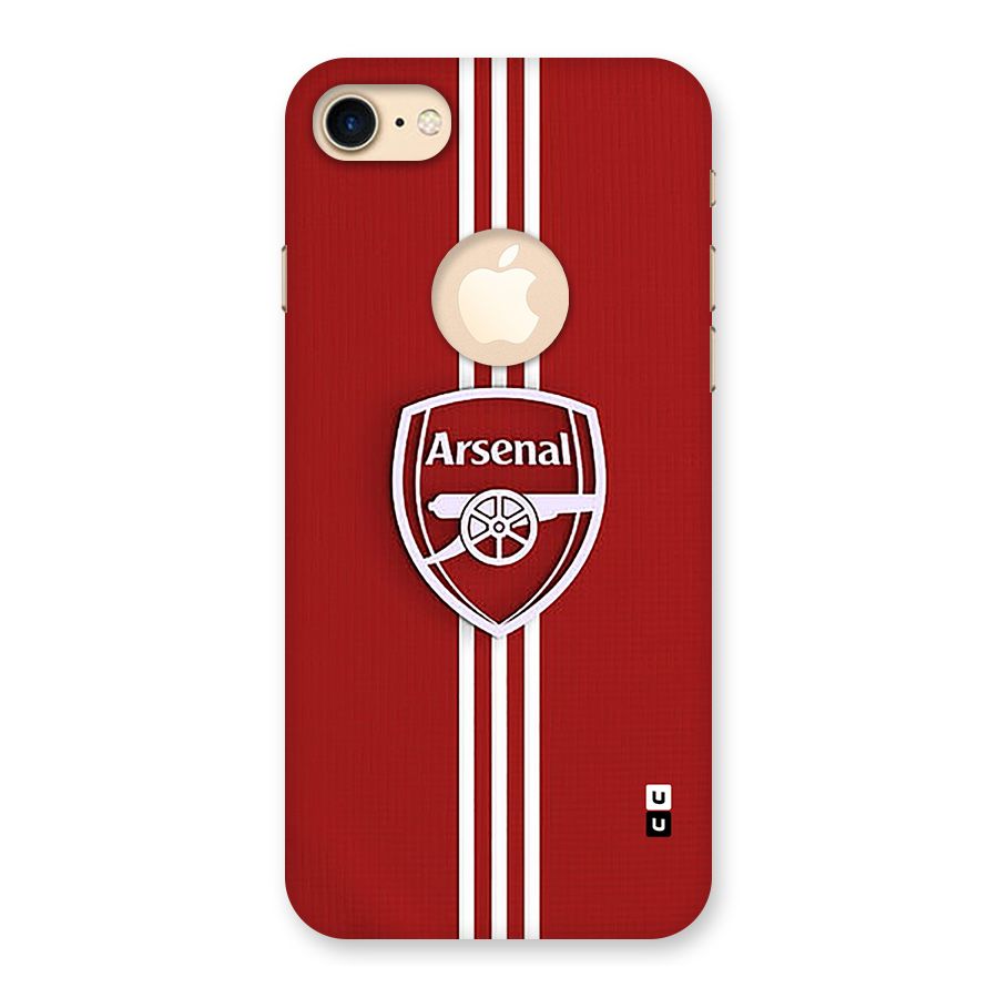 Arsenal Club Back Case for iPhone 7 Logo Cut