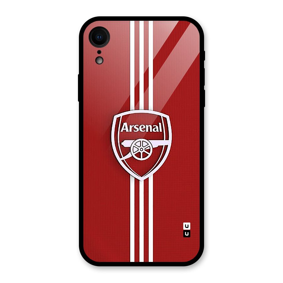 Arsenal Club Glass Back Case for iPhone XR