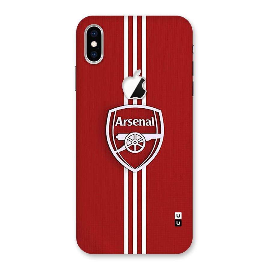 Arsenal Club Back Case for iPhone XS Max Apple Cut