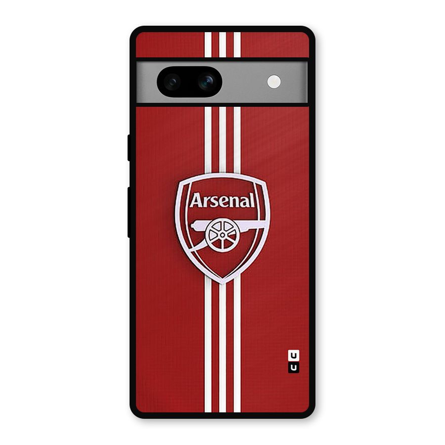 Arsenal Club Metal Back Case for Google Pixel 7a