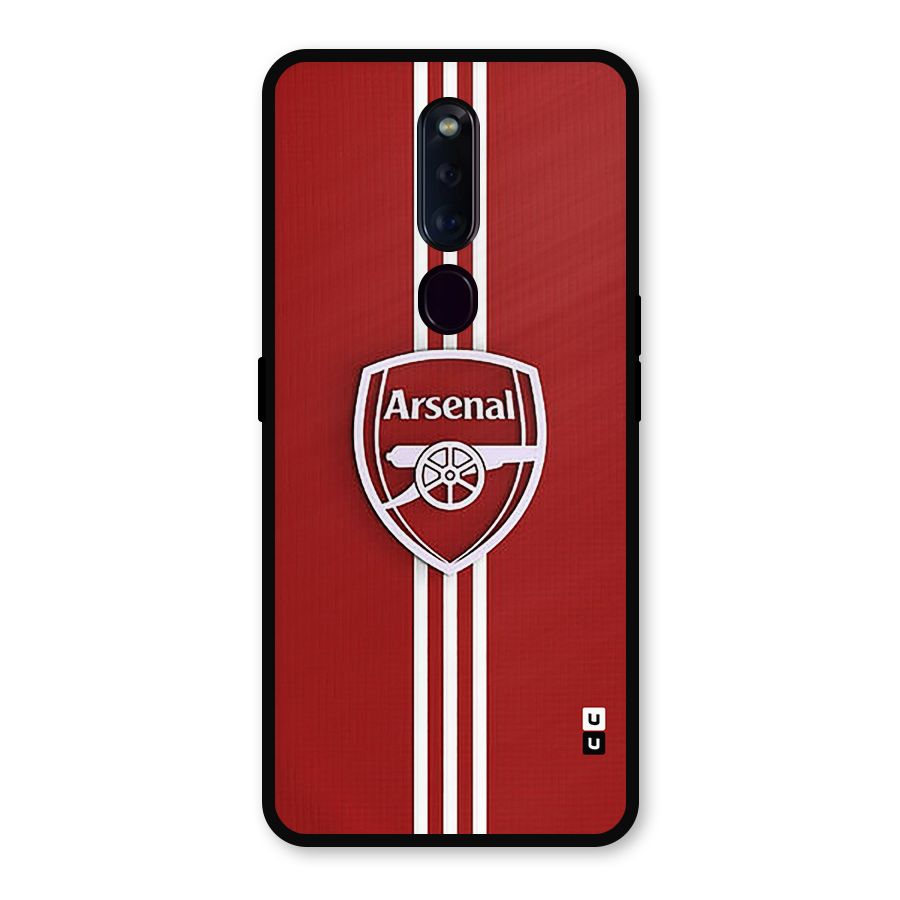 Arsenal Club Metal Back Case for Oppo F11 Pro