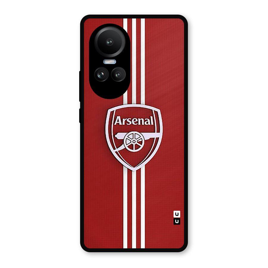 Arsenal Club Metal Back Case for Oppo Reno10
