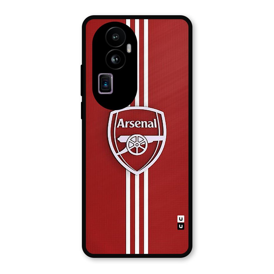Arsenal Club Metal Back Case for Oppo Reno10 Pro Plus