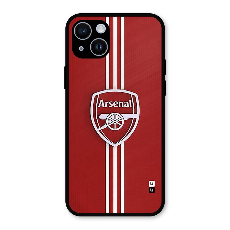 Arsenal Club Metal Back Case for iPhone 14