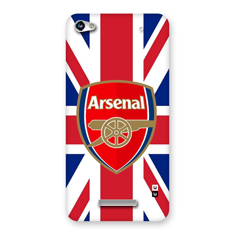 Arsenal Flag Back Case for Canvas Hue 2 A316