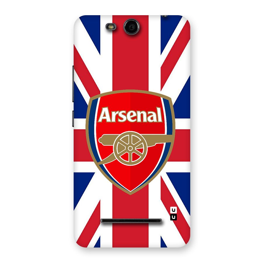 Arsenal Flag Back Case for Canvas Juice 3 Q392