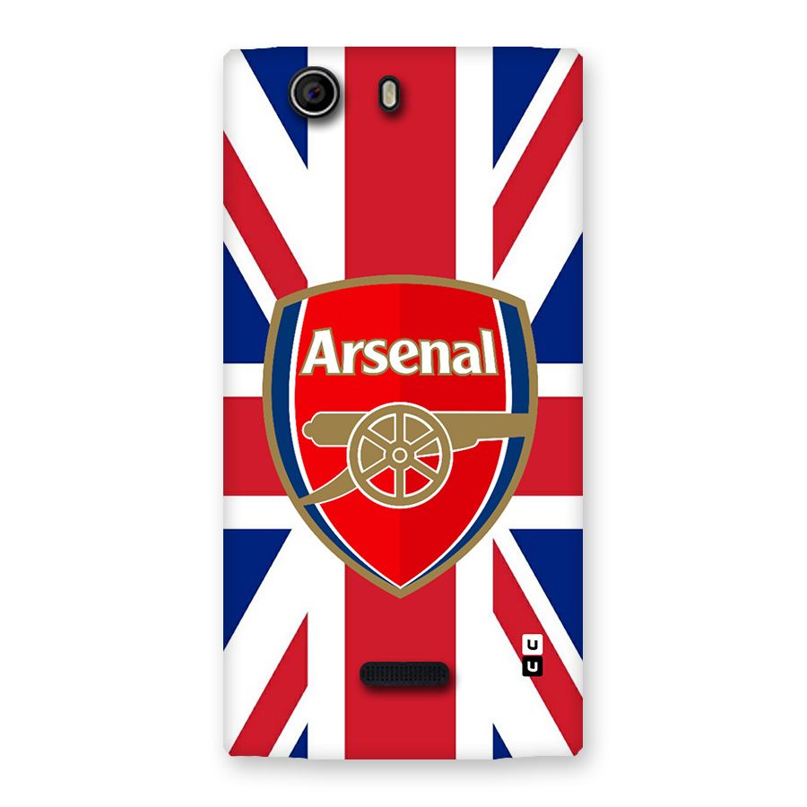 Arsenal Flag Back Case for Canvas Nitro 2 E311