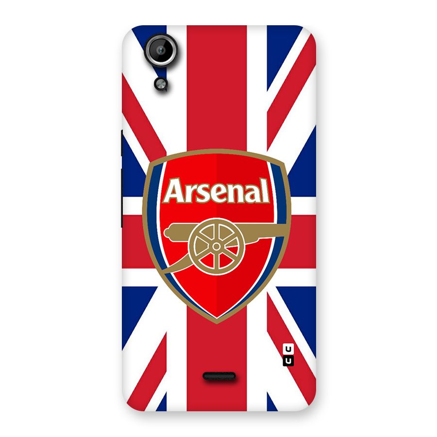 Arsenal Flag Back Case for Canvas Selfie Lens Q345