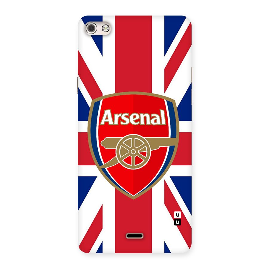 Arsenal Flag Back Case for Canvas Silver 5
