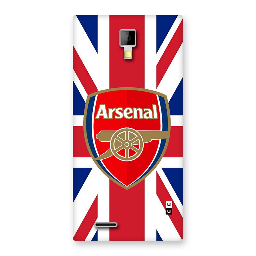 Arsenal Flag Back Case for Canvas Xpress A99