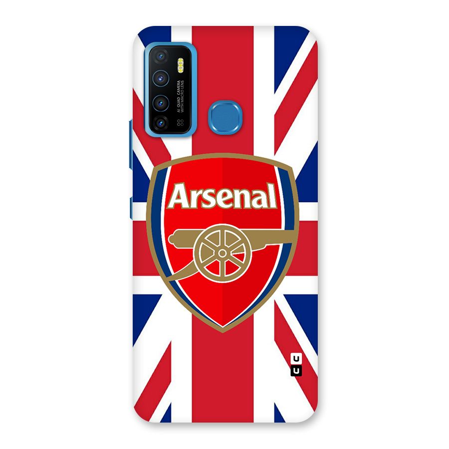 Arsenal Flag Back Case for Infinix Hot 9