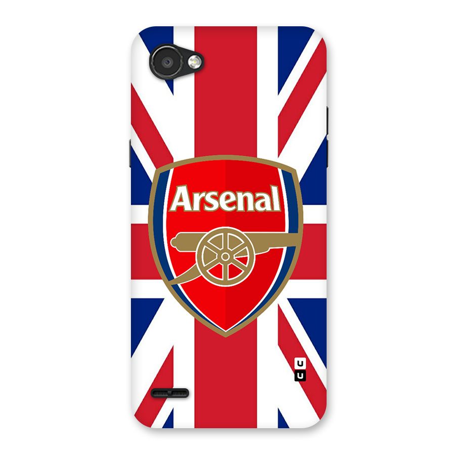 Arsenal Flag Back Case for LG Q6