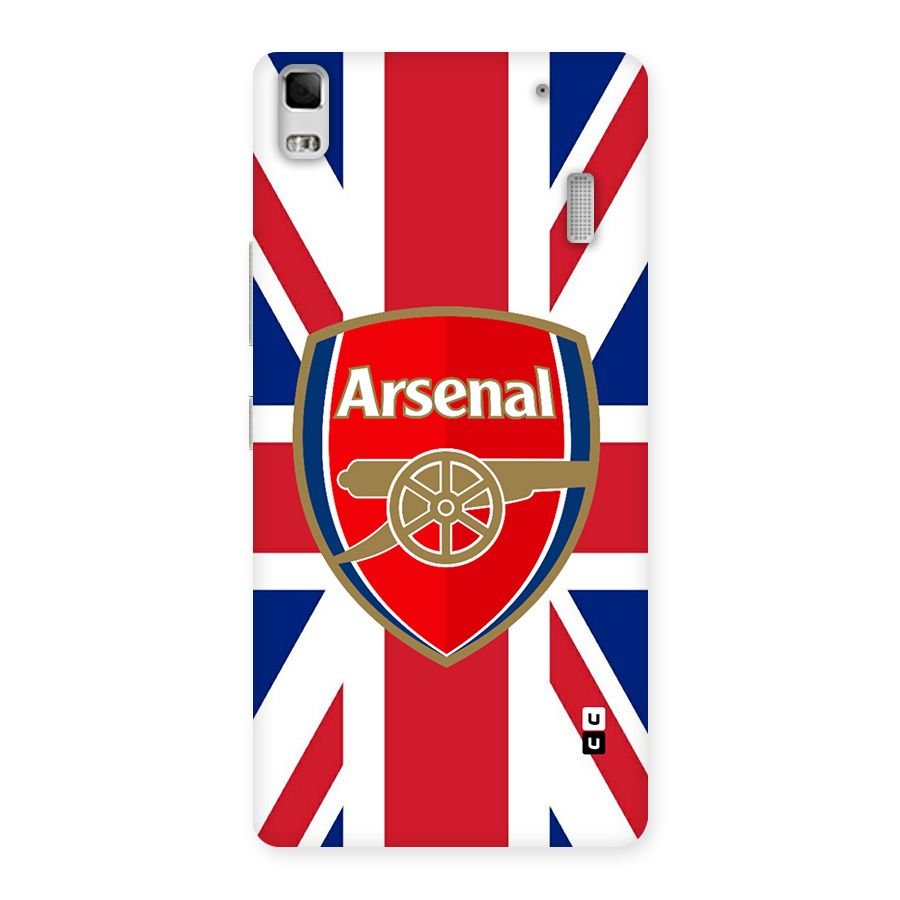 Arsenal Flag Back Case for Lenovo K3 Note