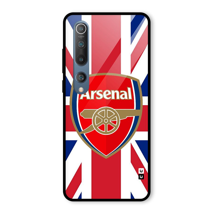 Arsenal Flag Glass Back Case for Mi 10
