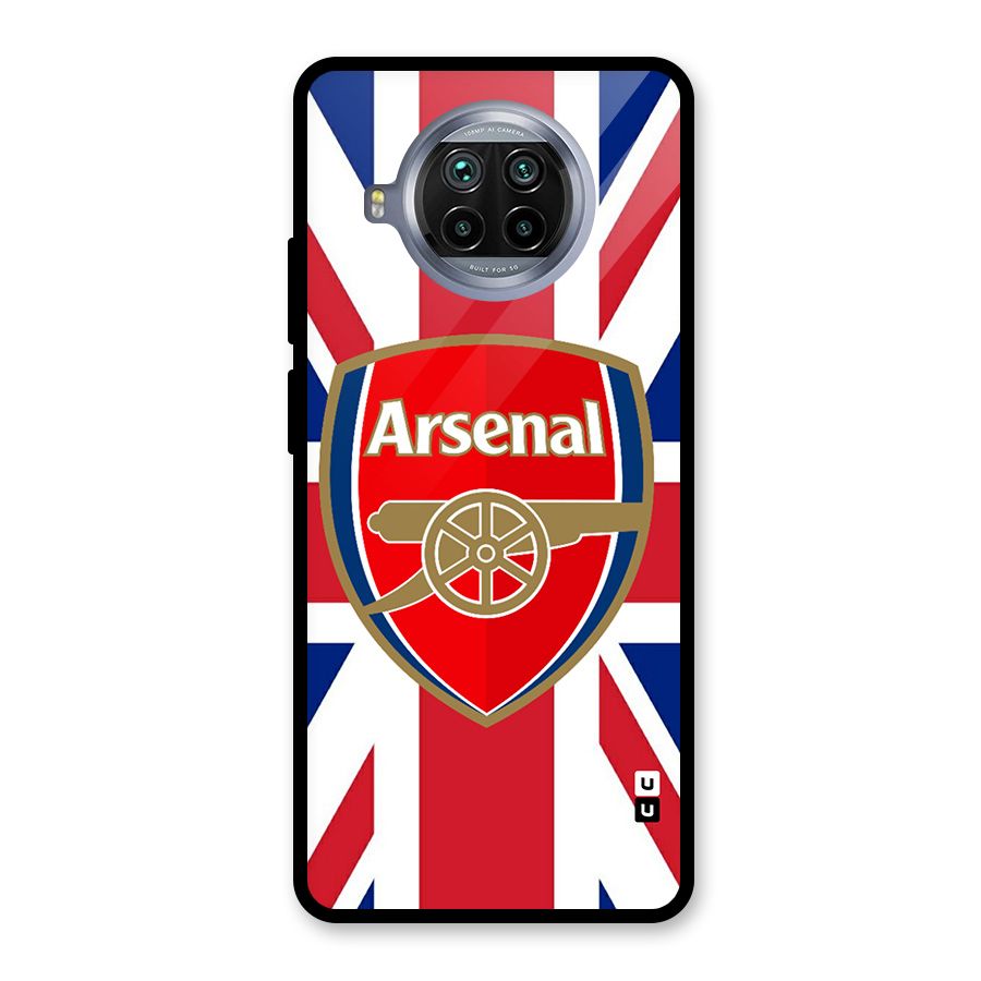 Arsenal Flag Glass Back Case for Mi 10i