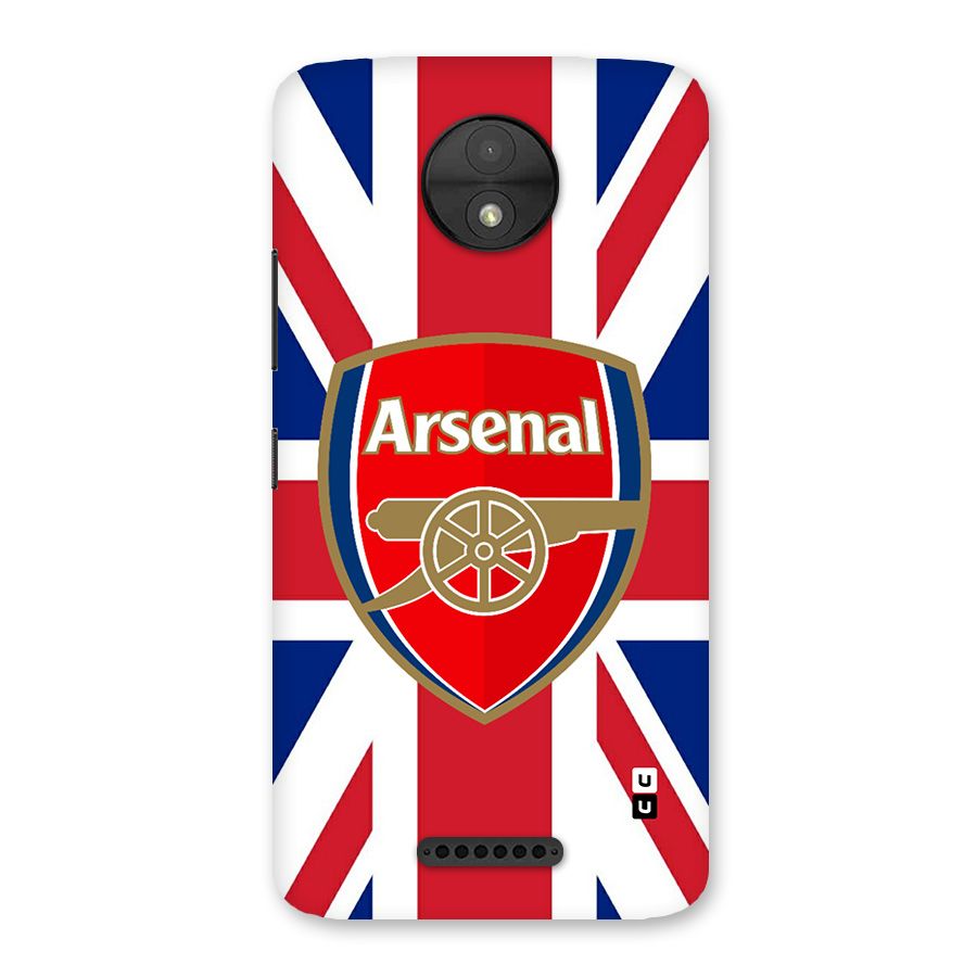 Arsenal Flag Back Case for Moto C