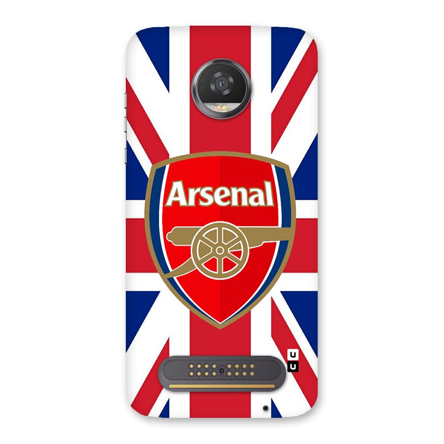 Arsenal Flag Back Case for Moto Z2 Play