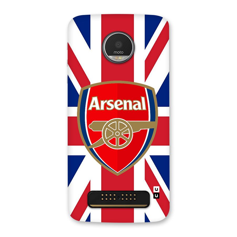 Arsenal Flag Back Case for Moto Z Play