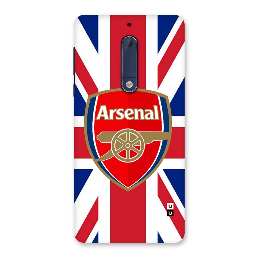 Arsenal Flag Back Case for Nokia 5