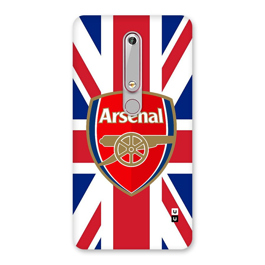 Arsenal Flag Back Case for Nokia 6.1