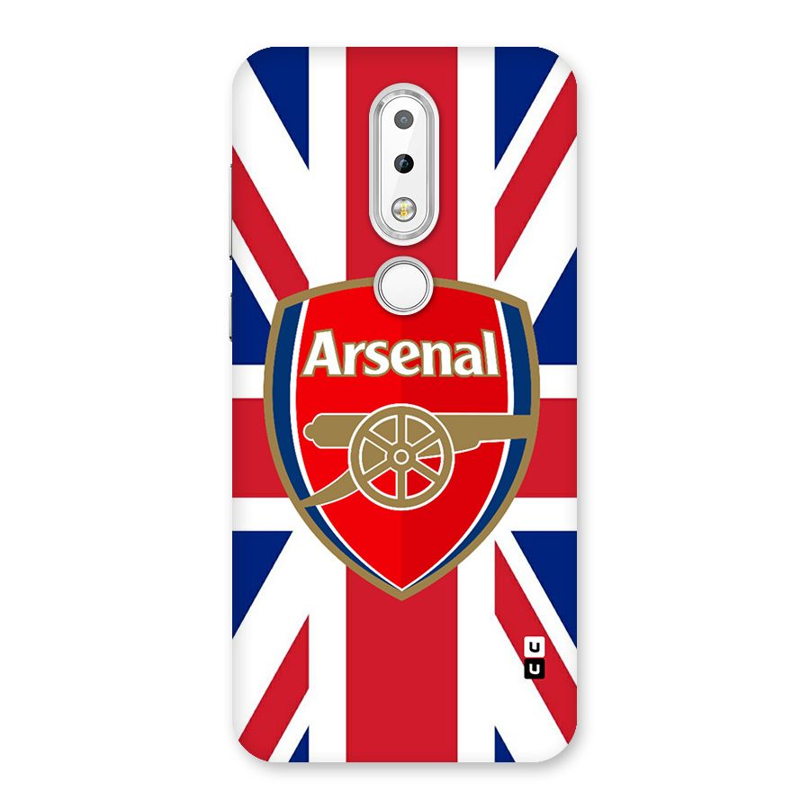 Arsenal Flag Back Case for Nokia 6.1 Plus