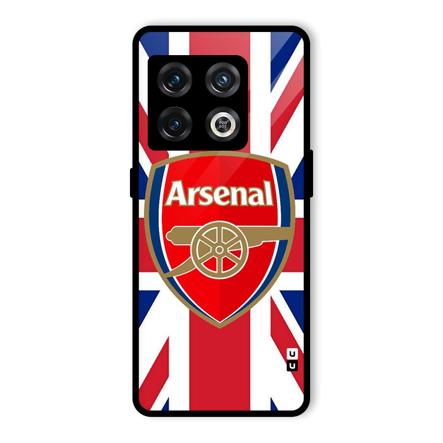 Arsenal Flag Glass Back Case for OnePlus 10 Pro 5G