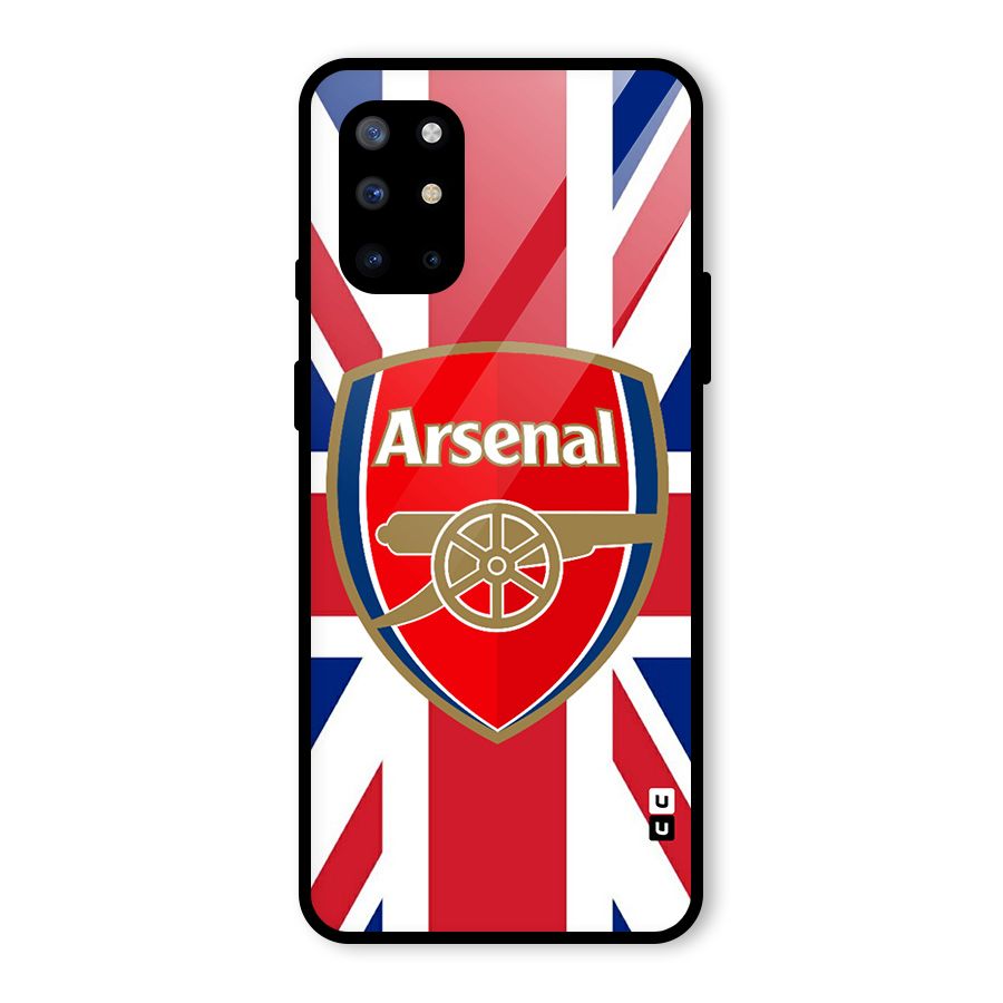 Arsenal Flag Glass Back Case for OnePlus 8T