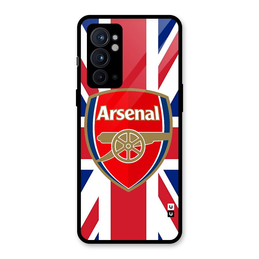 Arsenal Flag Glass Back Case for OnePlus 9RT 5G