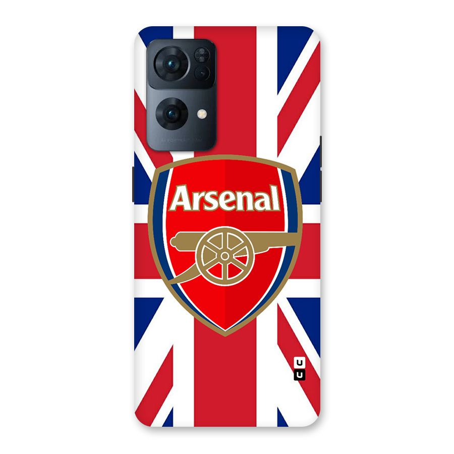 Arsenal Flag Back Case for Oppo Reno7 Pro 5G